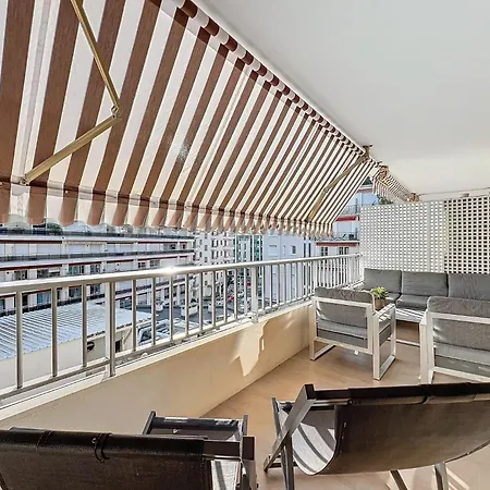 3p Between Croisette Beaches And Antibes Street Apartment *